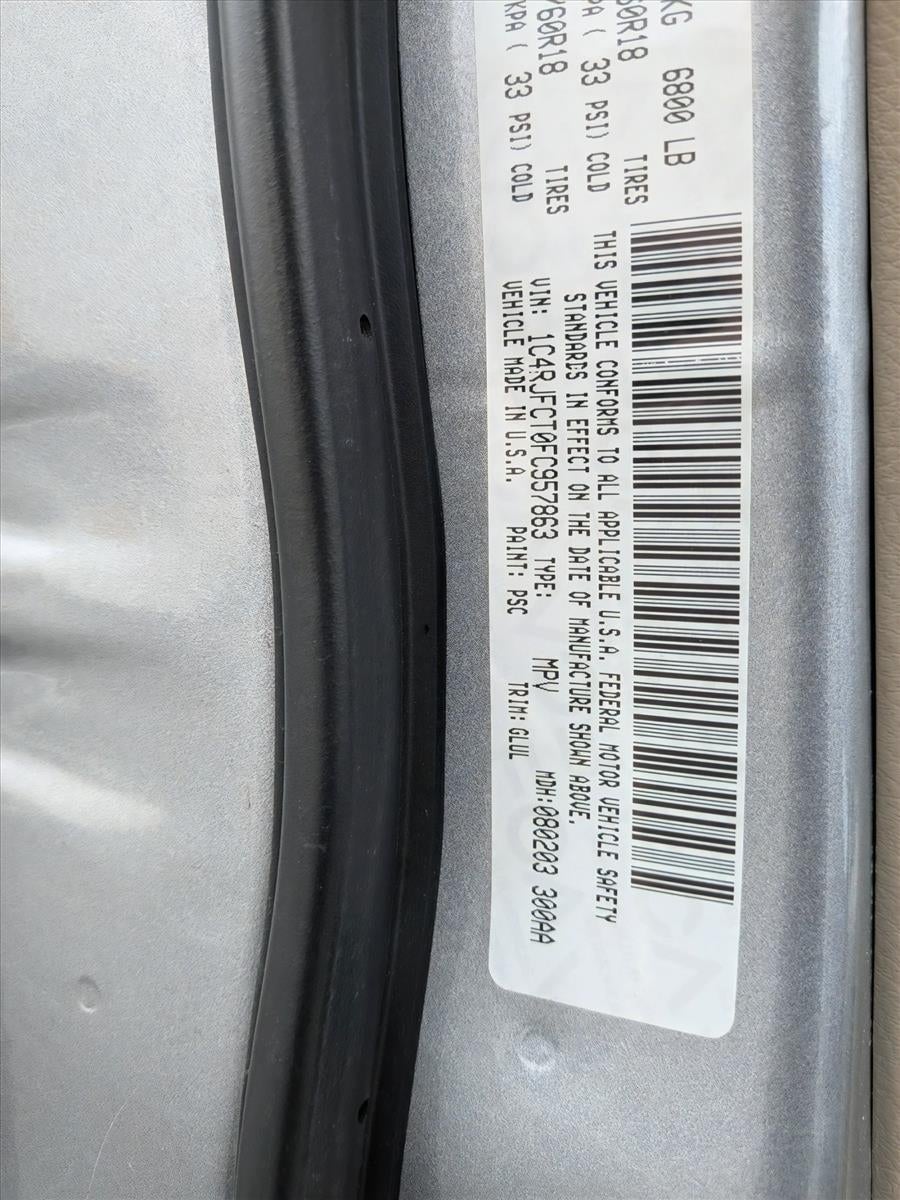 2015 Jeep Grand Cherokee Overland