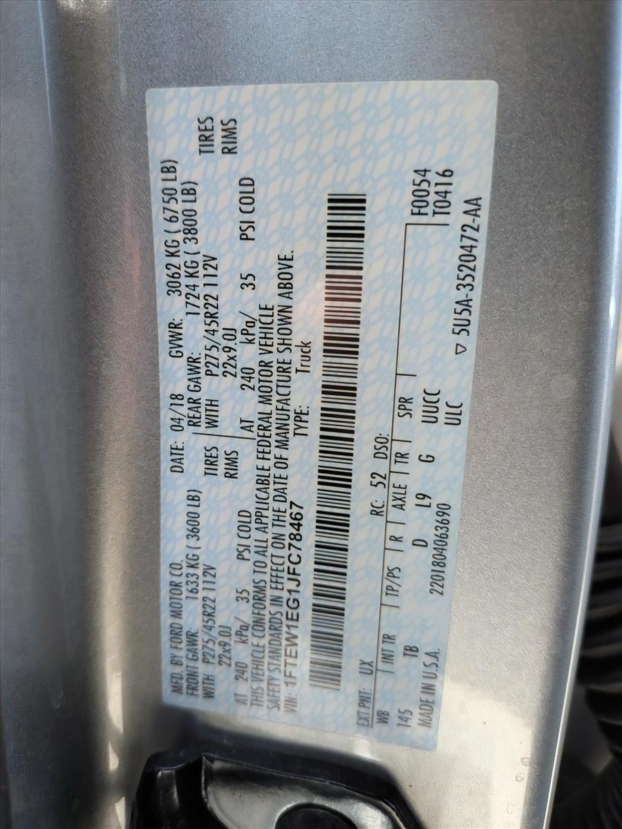 2018 Ford F-150 Limited