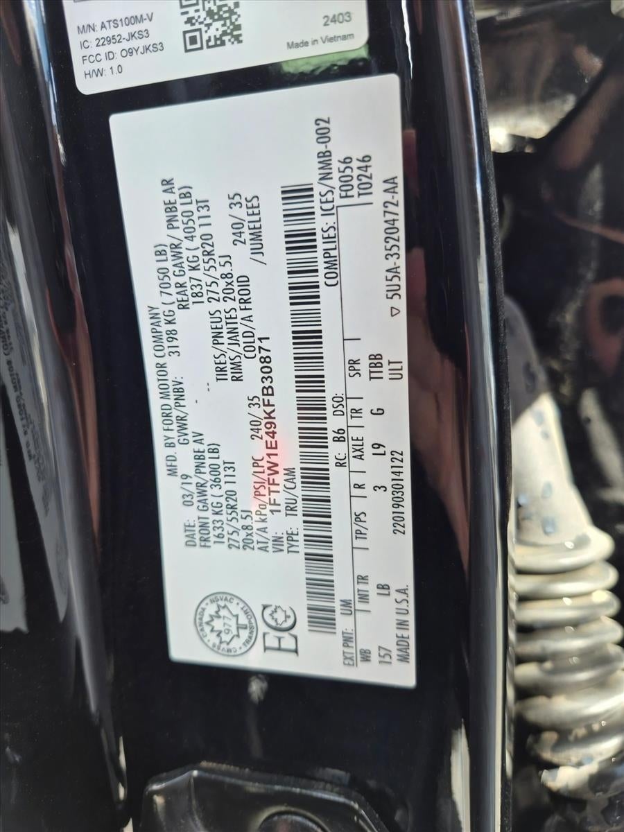 2019 Ford F-150 LARIAT