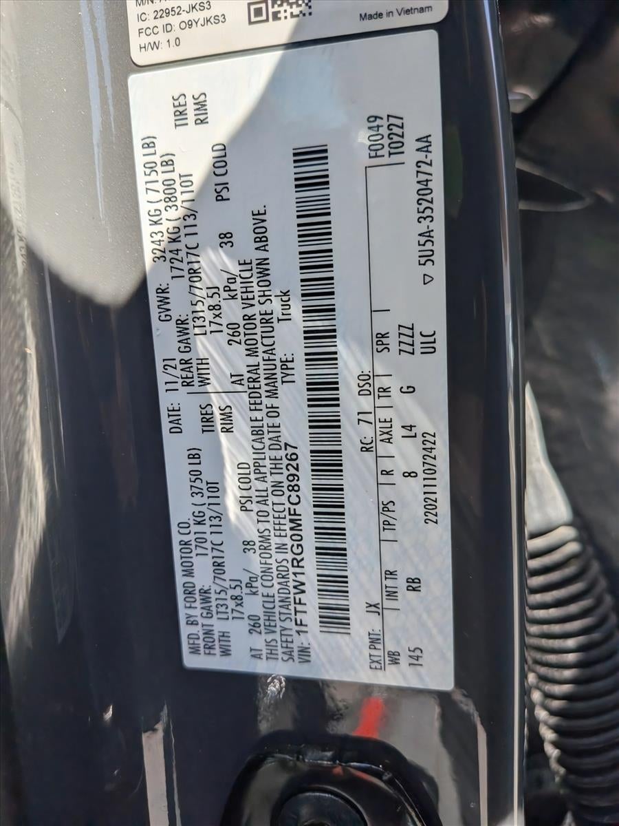 2021 Ford F-150 Raptor