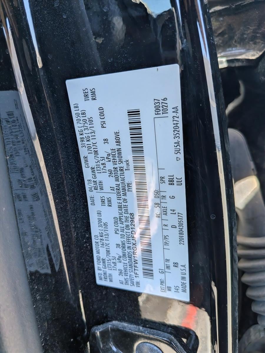 2018 Ford F-150 Raptor