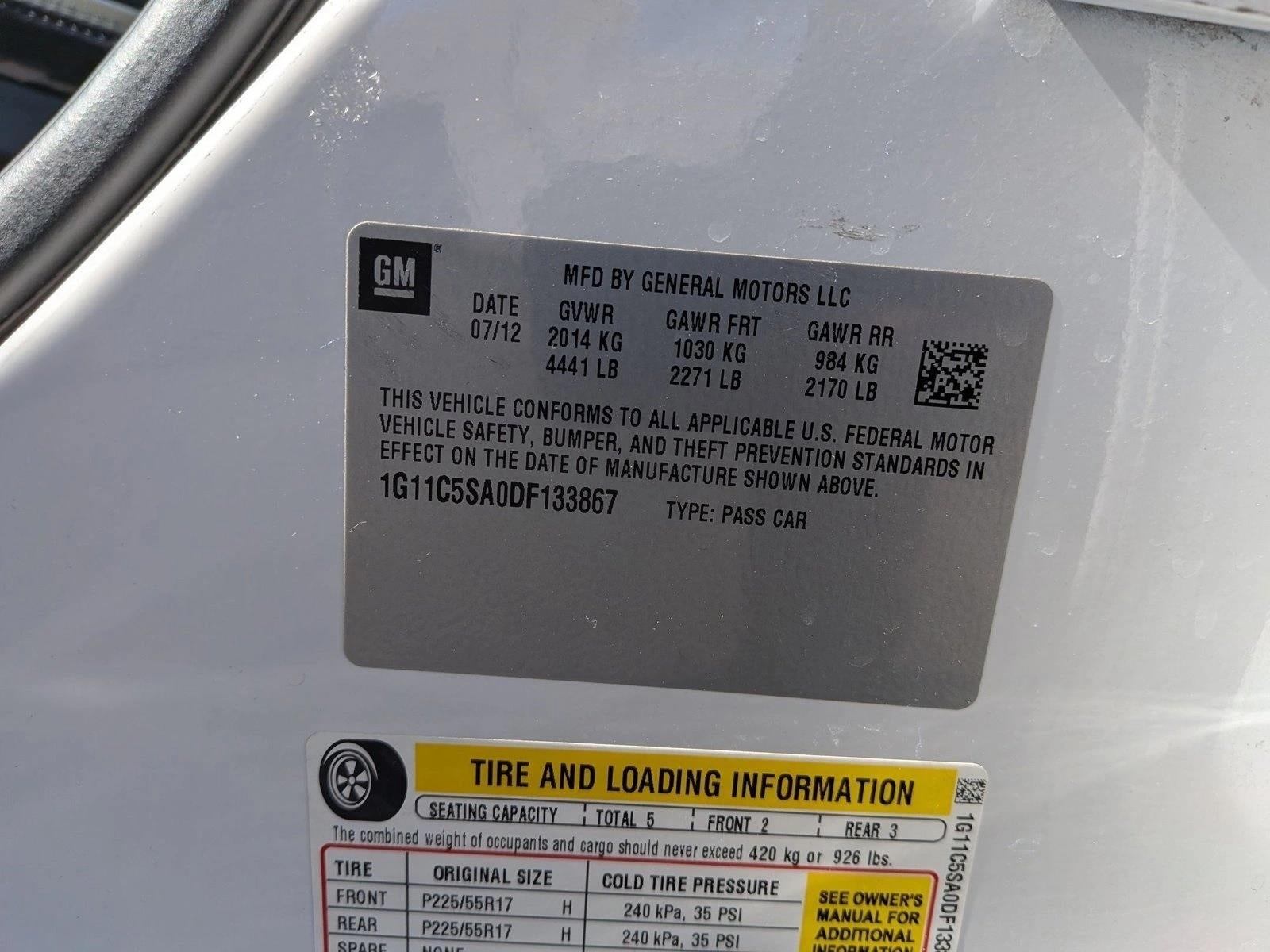 2013 Chevrolet Malibu LT