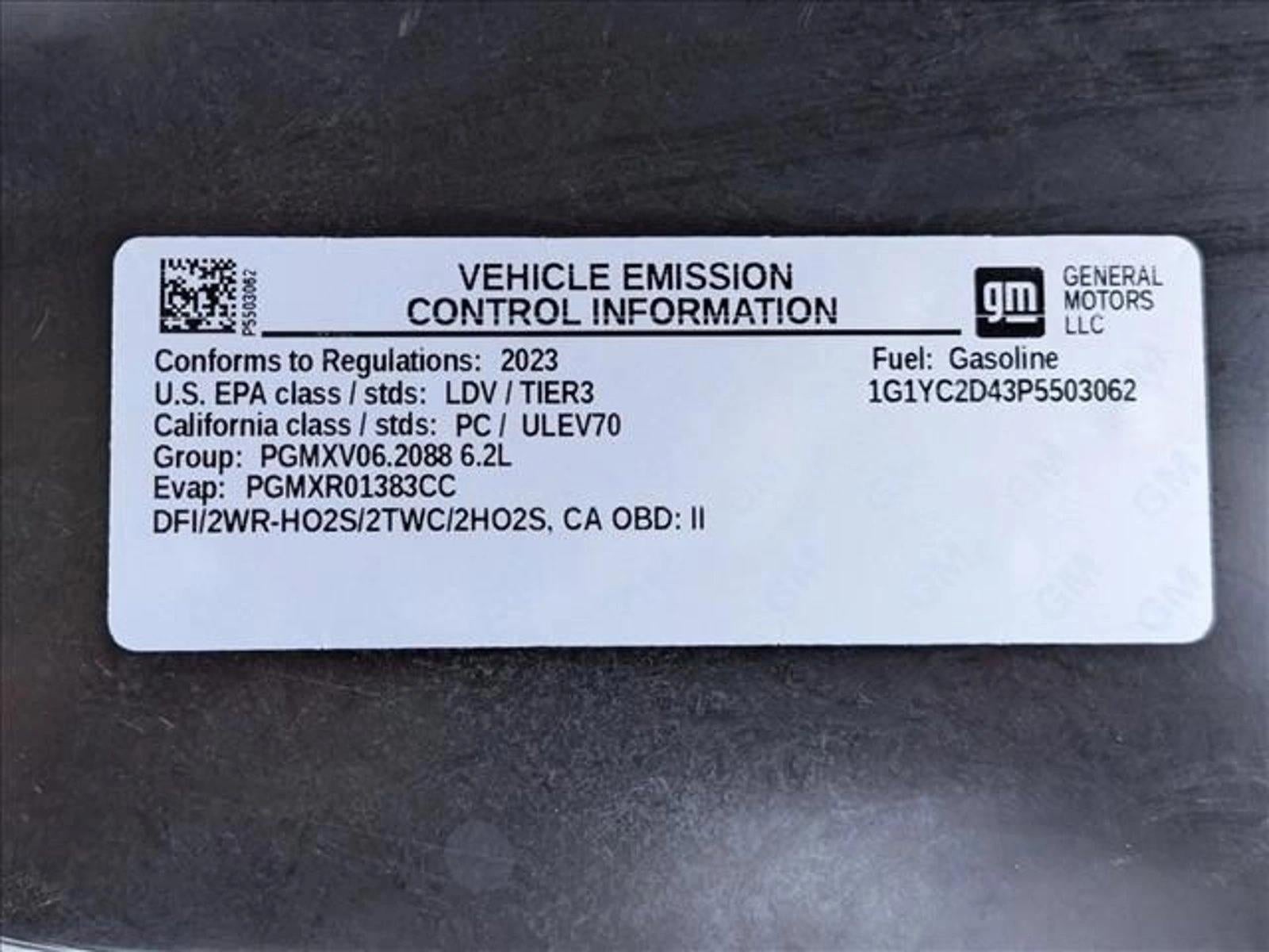 2023 Chevrolet Corvette Stingray 3LT