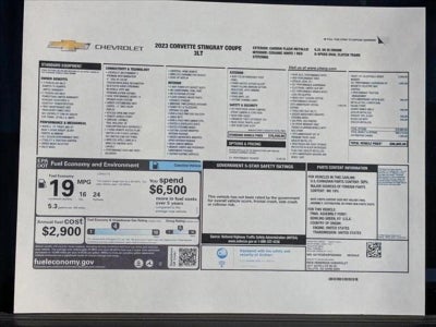 2023 Chevrolet Corvette Stingray 3LT