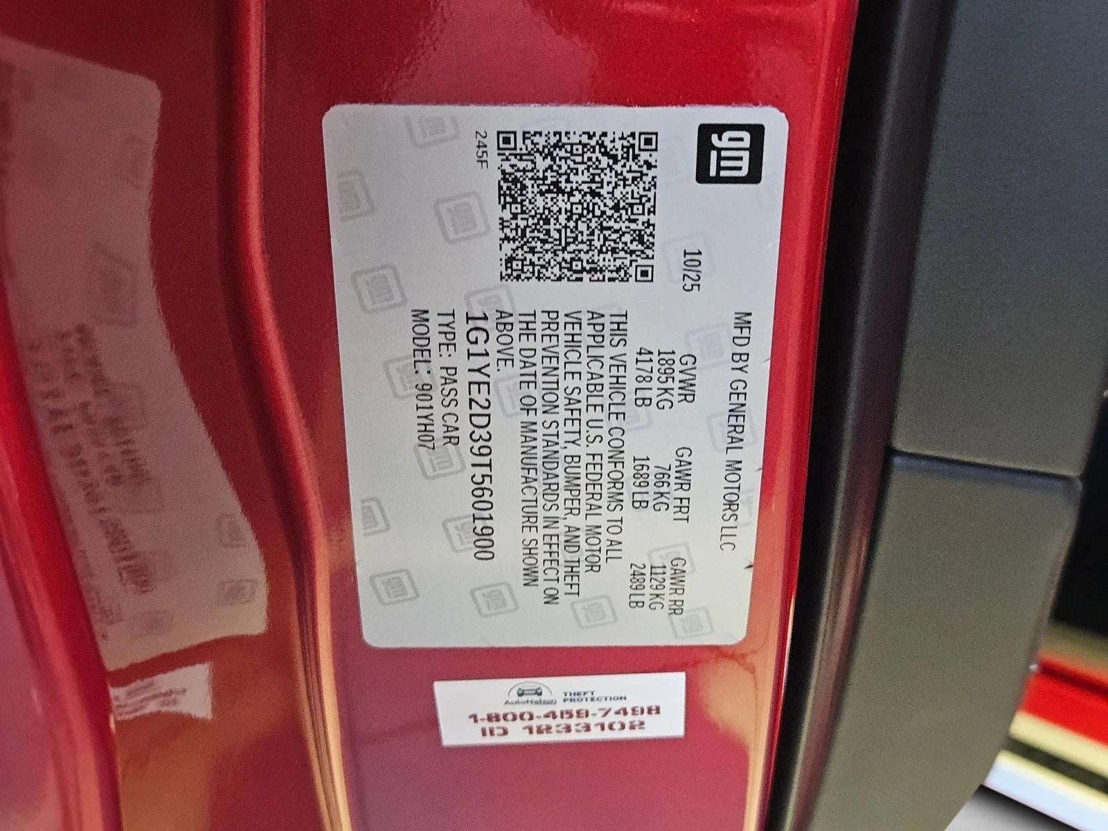 2026 Chevrolet Corvette Z06 2LZ