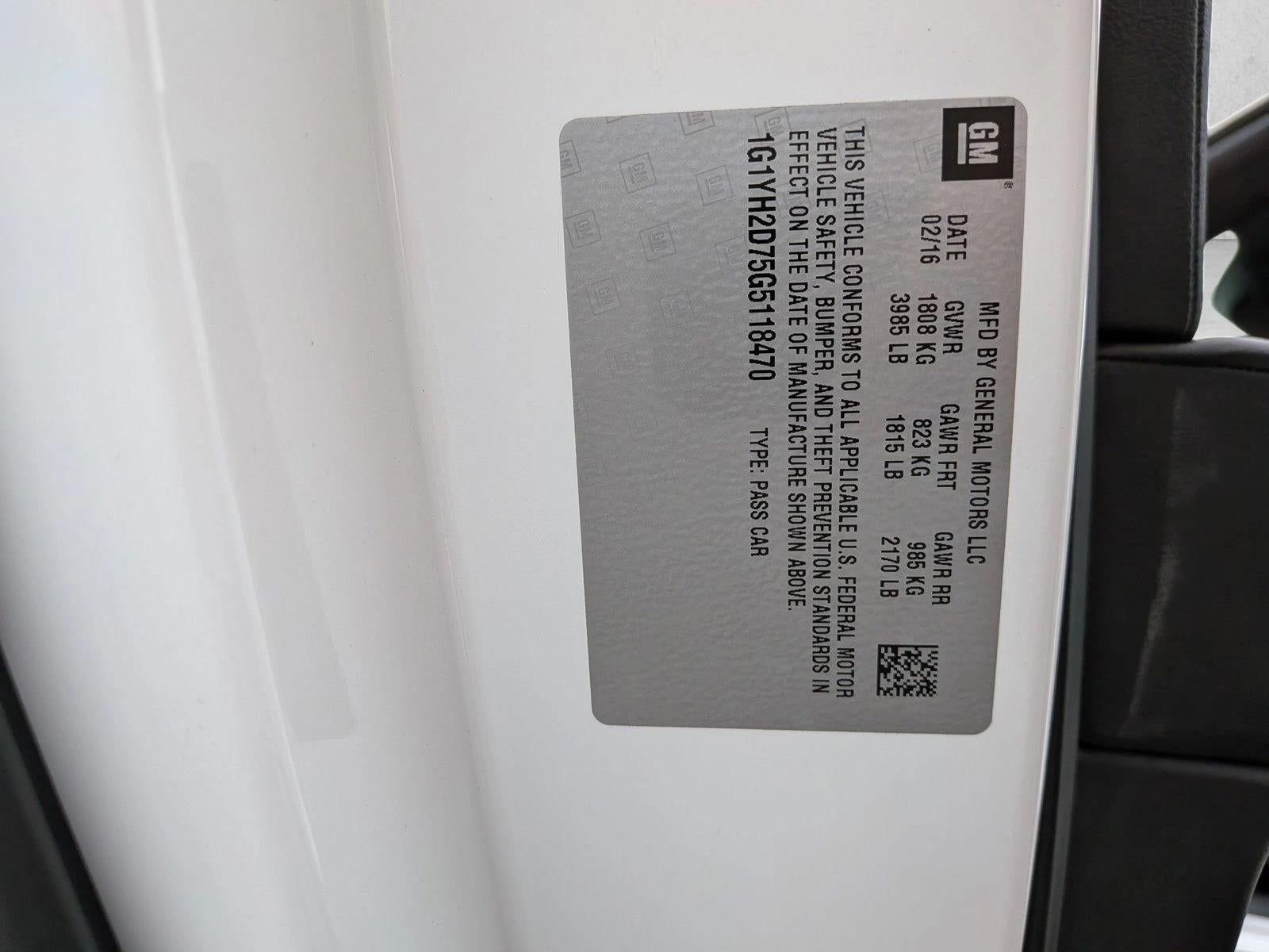 2016 Chevrolet Corvette Stingray Z51 1LT