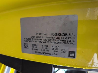 2016 Chevrolet Corvette Z06 Z06 3LZ