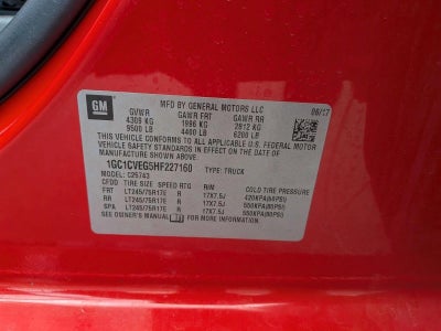 2017 Chevrolet Silverado 2500 HD LT