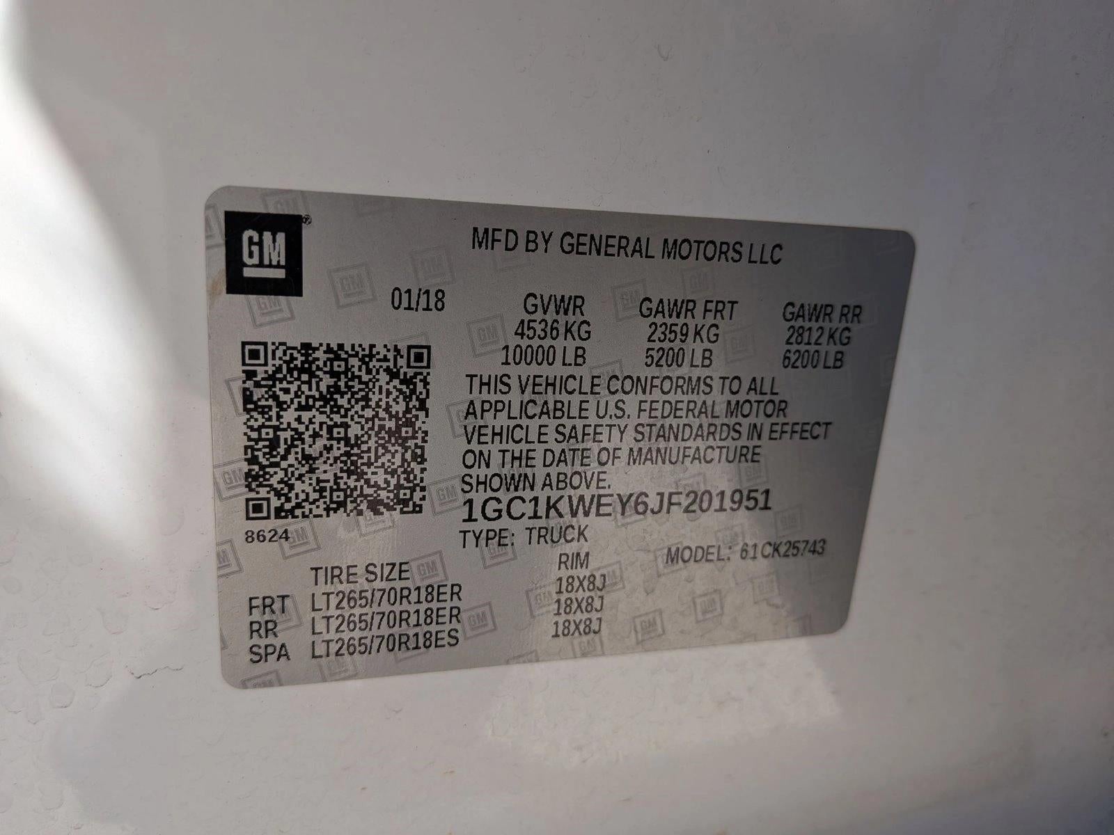 2018 Chevrolet Silverado 2500 HD LTZ