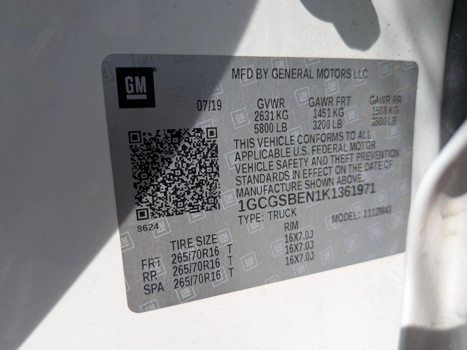 2019 Chevrolet Colorado 2WD Work Truck