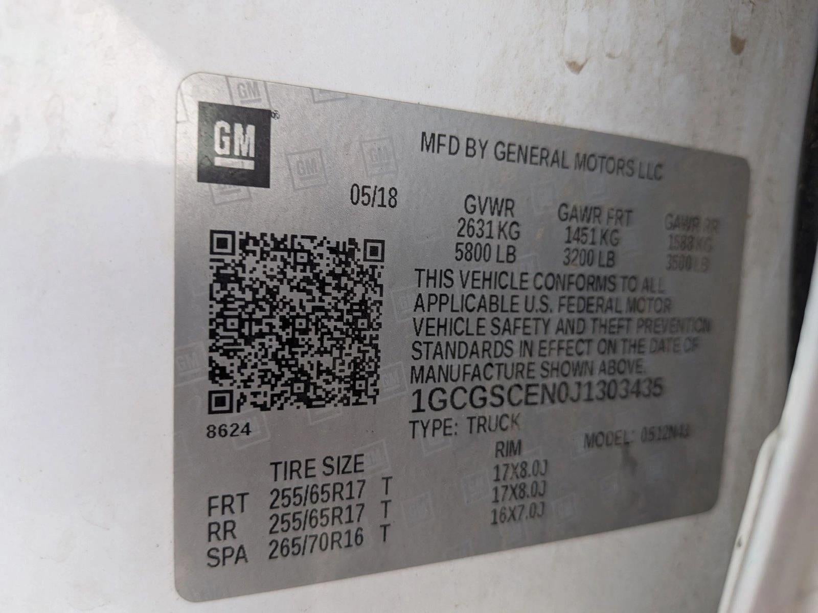 2018 Chevrolet Colorado 2WD LT