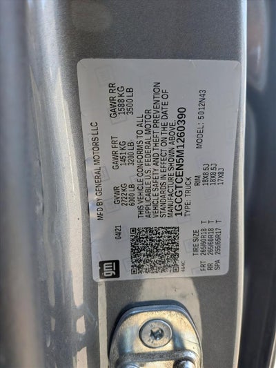 2021 Chevrolet Colorado 4WD LT