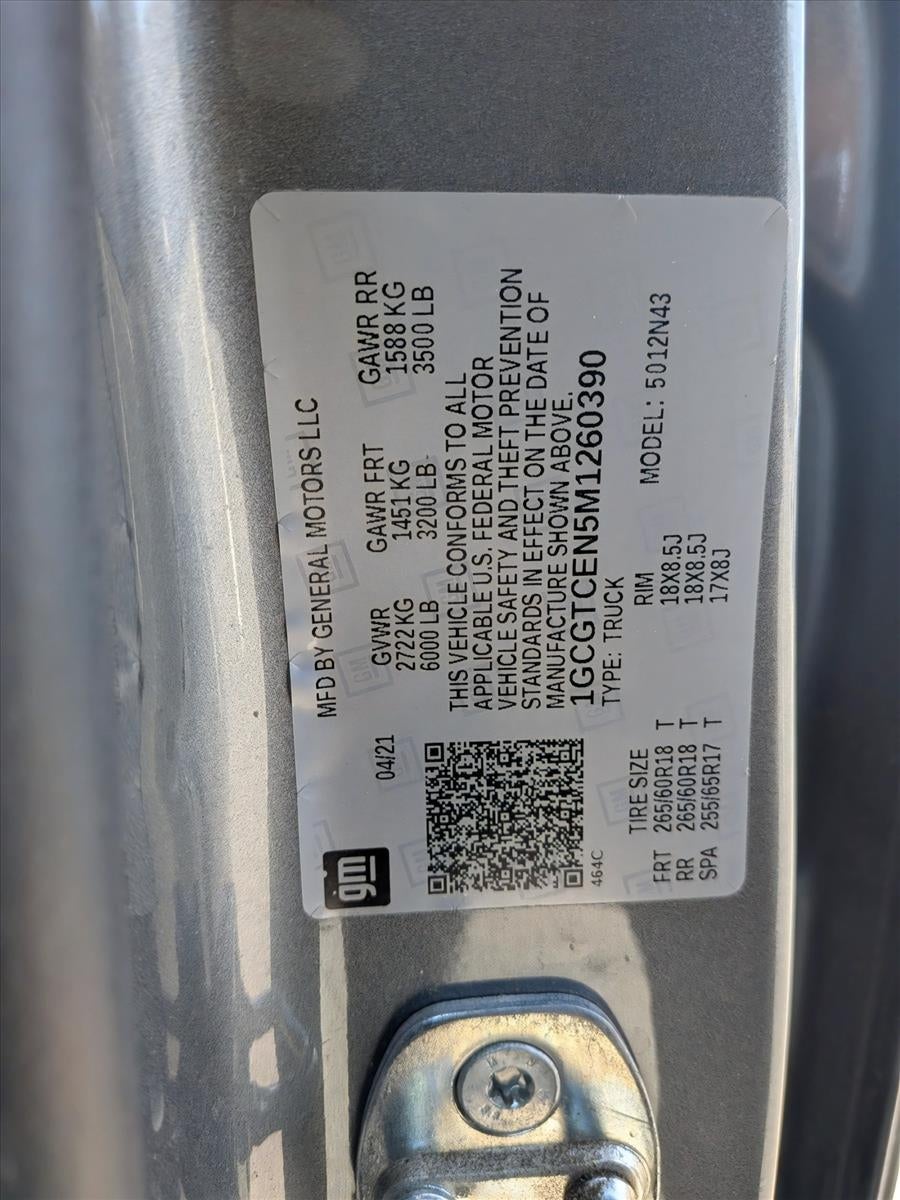 2021 Chevrolet Colorado 4WD LT