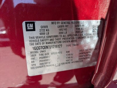 2018 Chevrolet Colorado 4WD LT