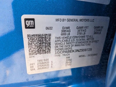 2022 Chevrolet Silverado 1500 Custom