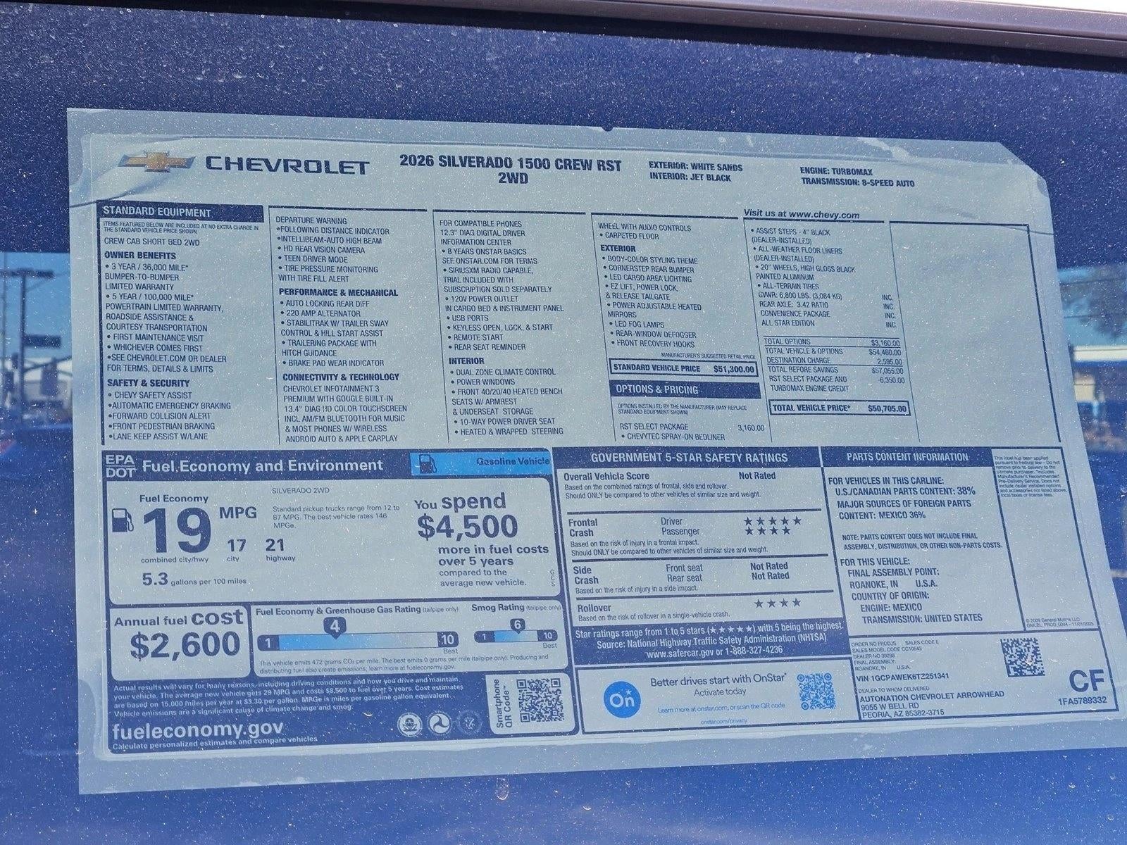 2026 Chevrolet Silverado 1500 RST