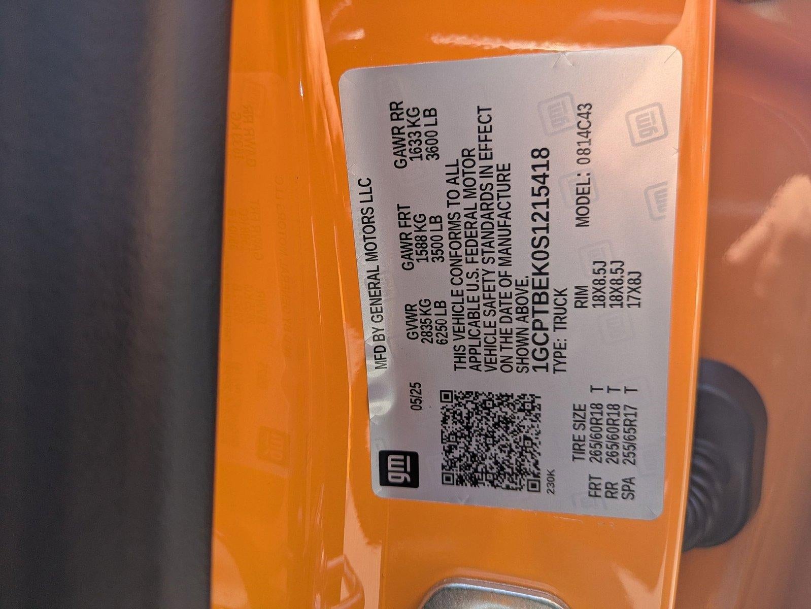 2025 Chevrolet Colorado WT/LT