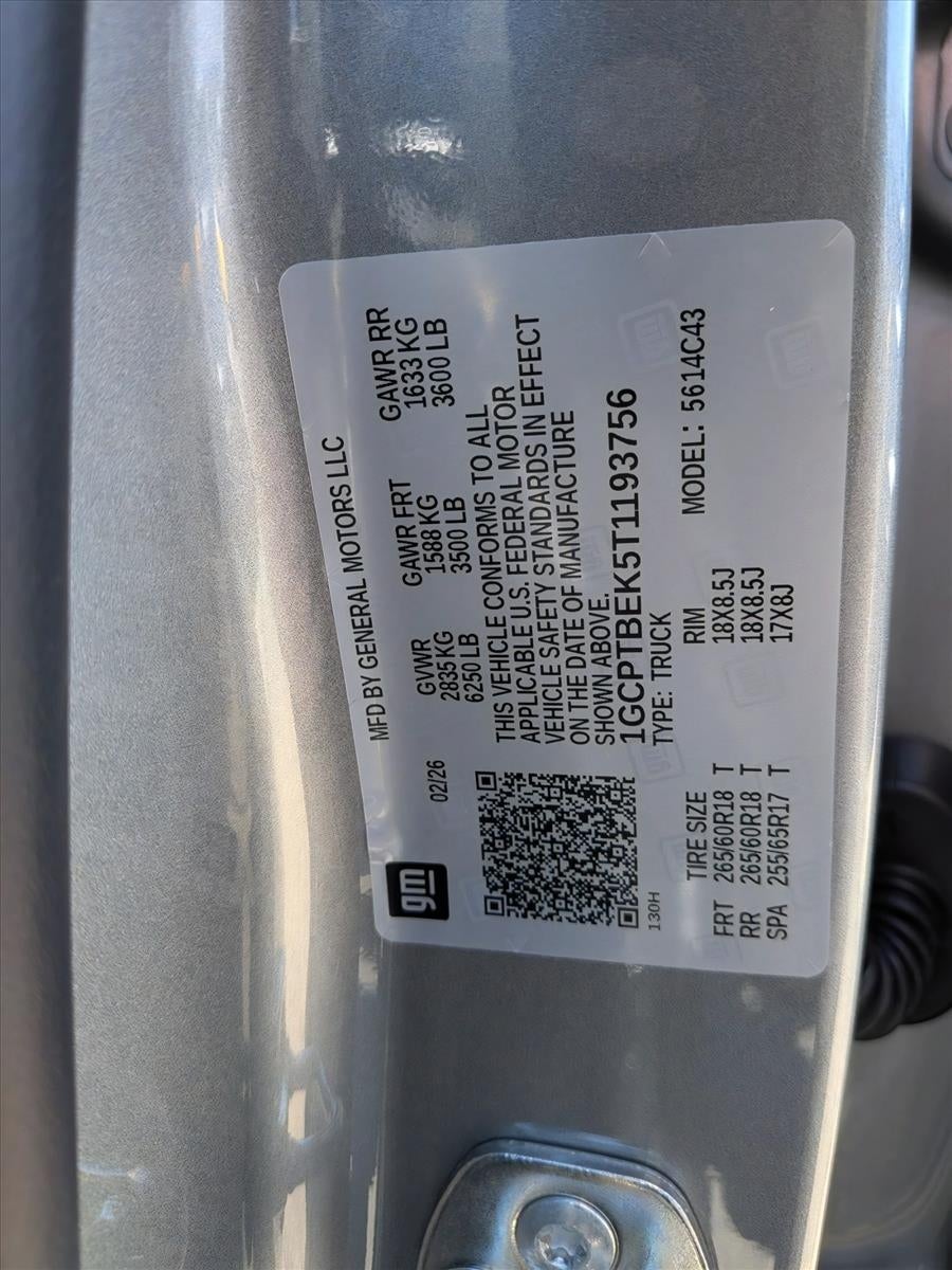 2026 Chevrolet Colorado WT