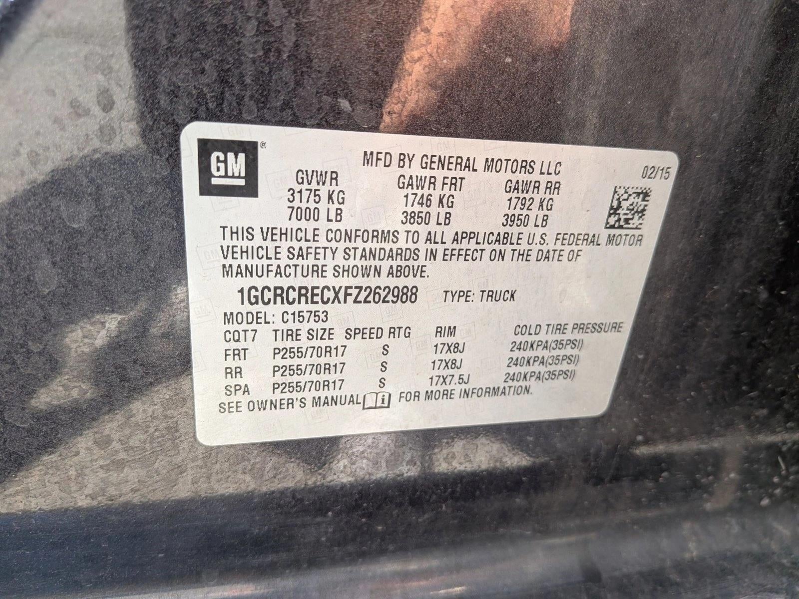 2015 Chevrolet Silverado 1500 LT