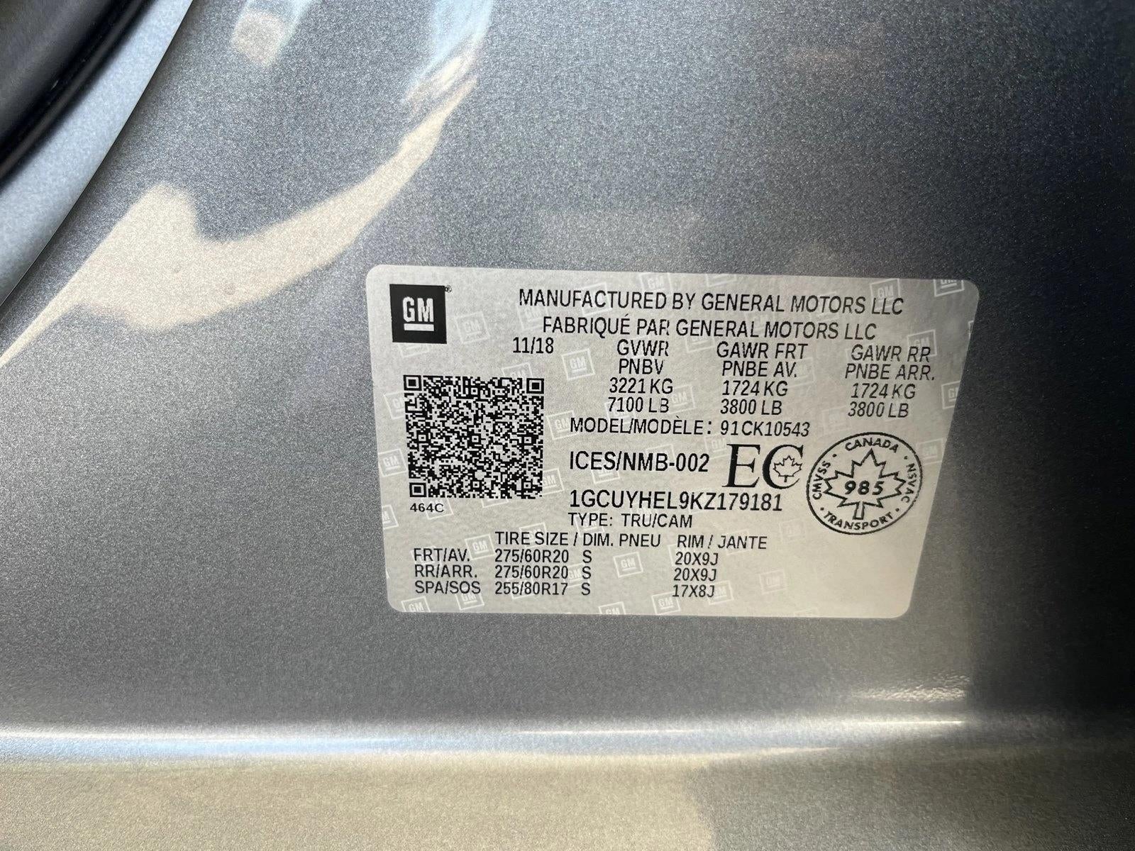 2019 Chevrolet Silverado 1500 High Country