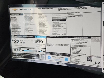 2026 Chevrolet Traverse LT