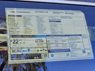2026 Chevrolet Traverse LT