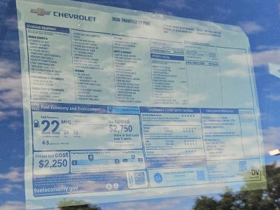 2026 Chevrolet Traverse LT