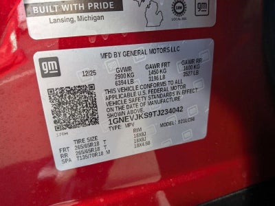 2026 Chevrolet Traverse Z71