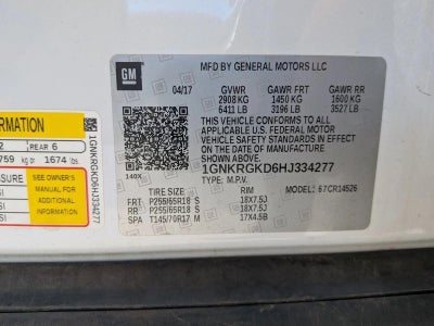 2017 Chevrolet Traverse LT