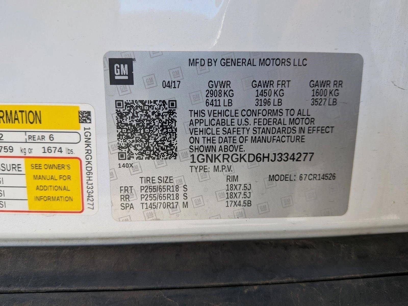 2017 Chevrolet Traverse LT