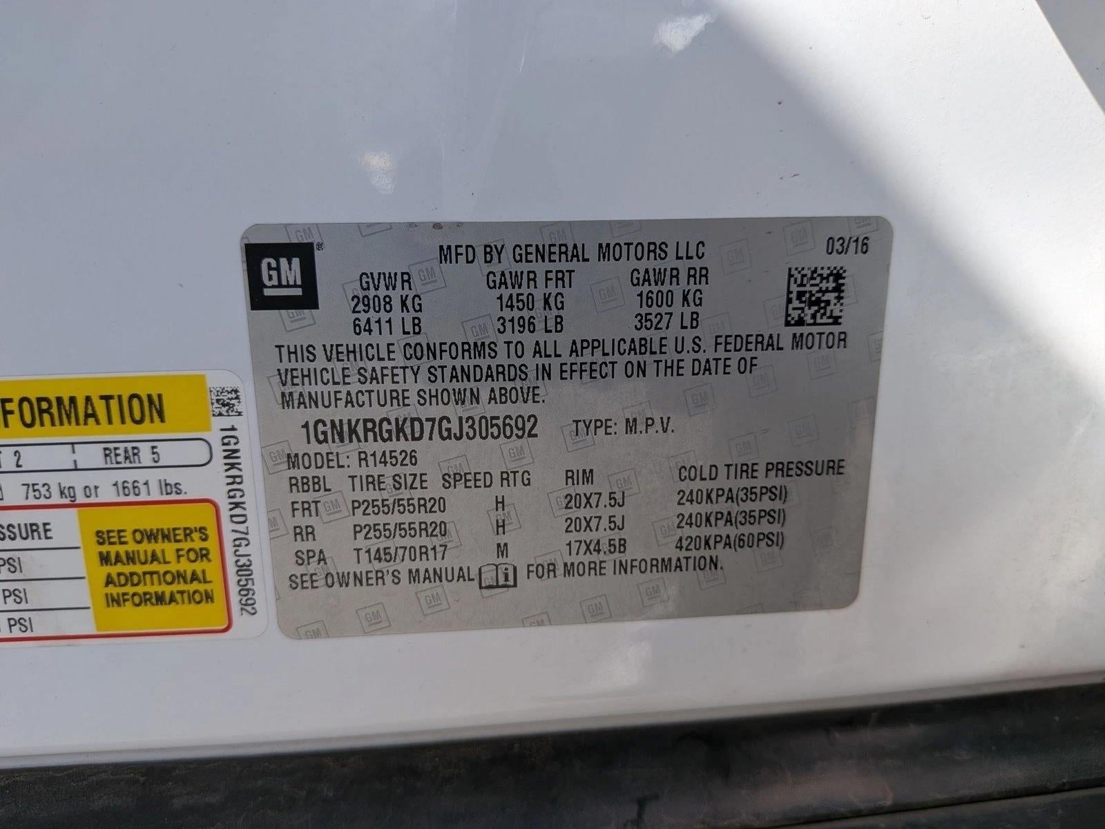 2016 Chevrolet Traverse LT