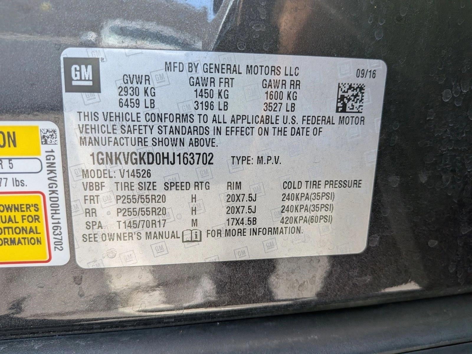 2017 Chevrolet Traverse LT