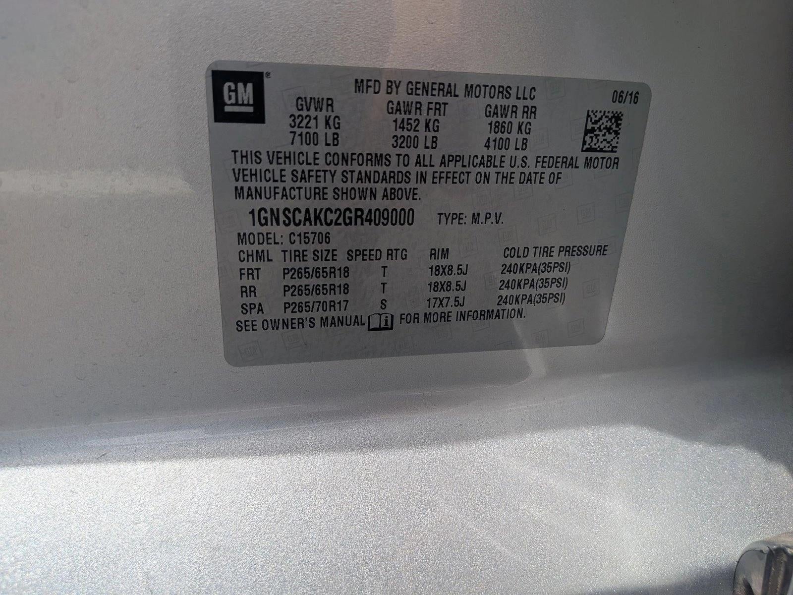 2016 Chevrolet Tahoe LS