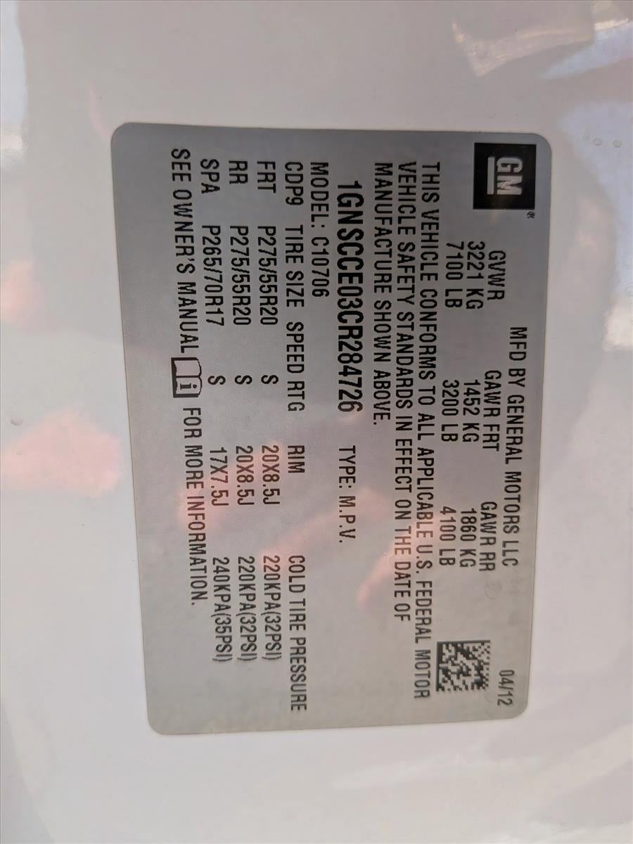 2012 Chevrolet Tahoe LTZ