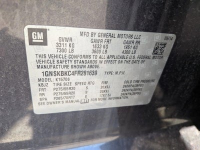 2015 Chevrolet Tahoe LT