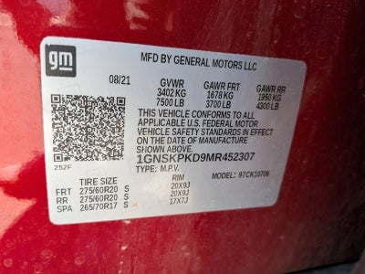 2021 Chevrolet Tahoe Z71