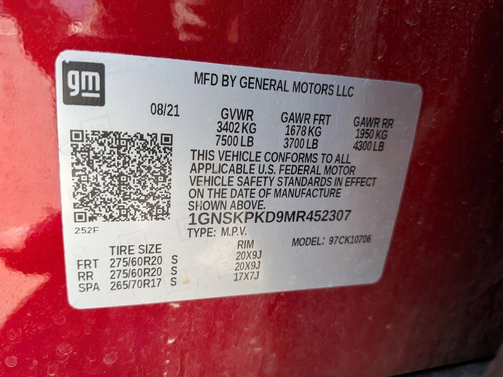 2021 Chevrolet Tahoe Z71