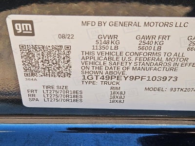 2023 GMC Sierra 2500 HD AT4