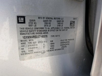 2018 Cadillac XT5 FWD