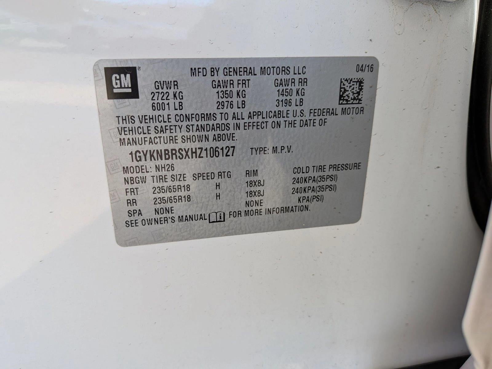 2017 Cadillac XT5 Luxury FWD