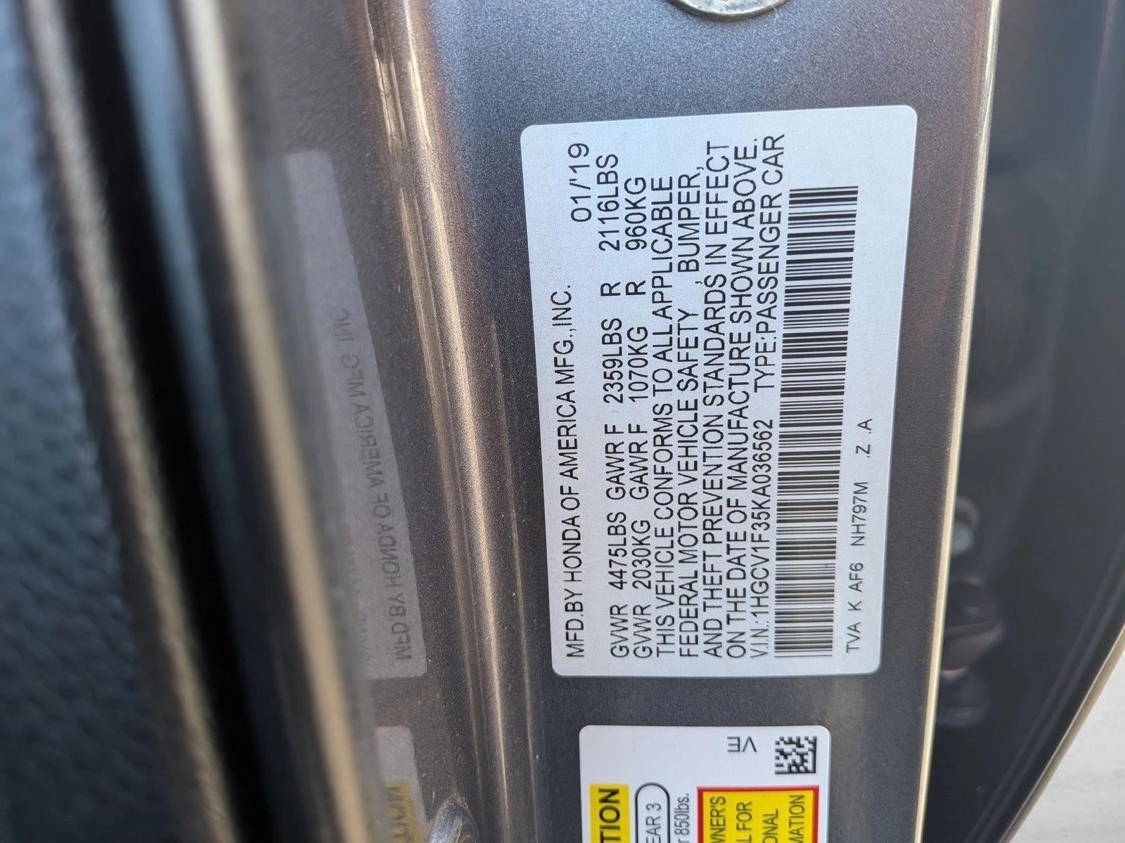 2019 Honda Accord Sedan Sport 1.5T