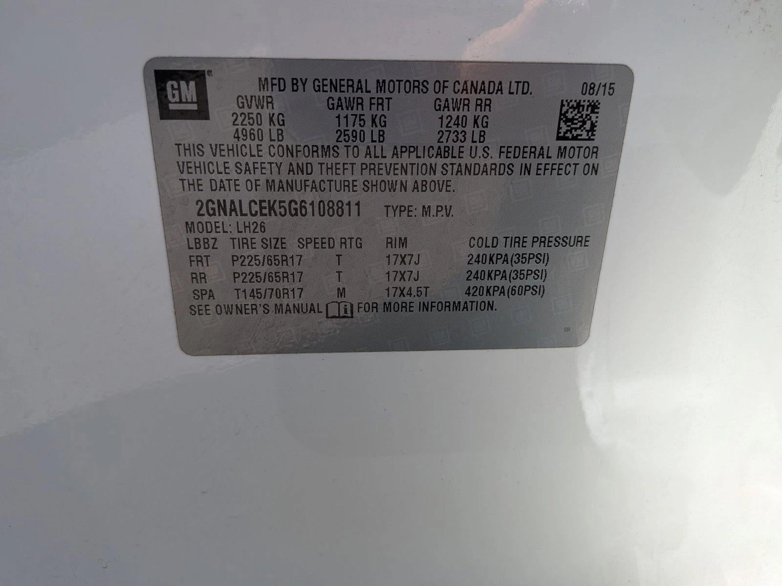 2016 Chevrolet Equinox LT