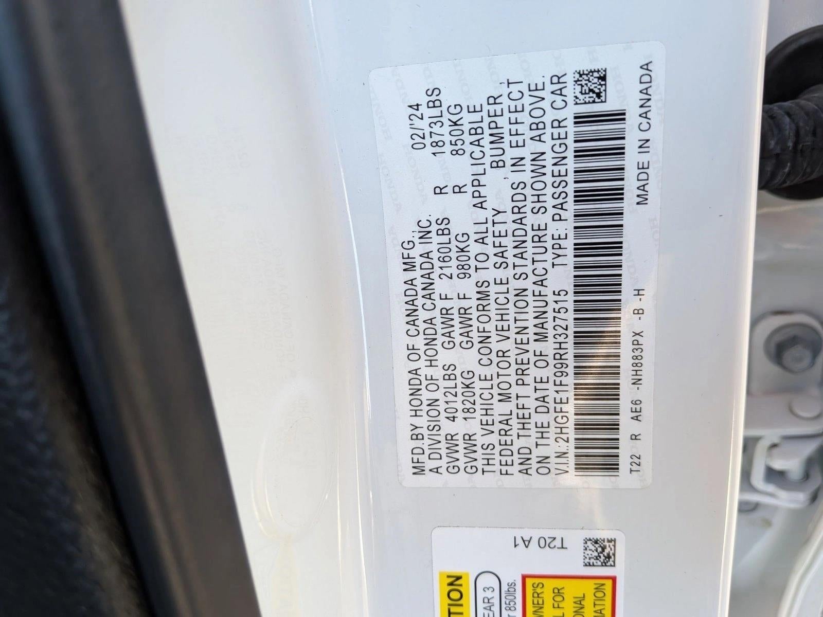 2024 Honda Civic Sedan Touring