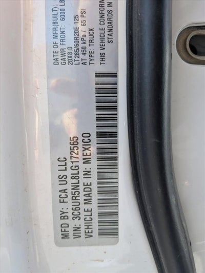 2020 RAM 2500 Laramie