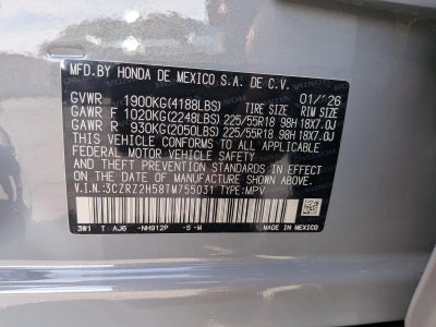 2026 Honda HR-V AWD Sport
