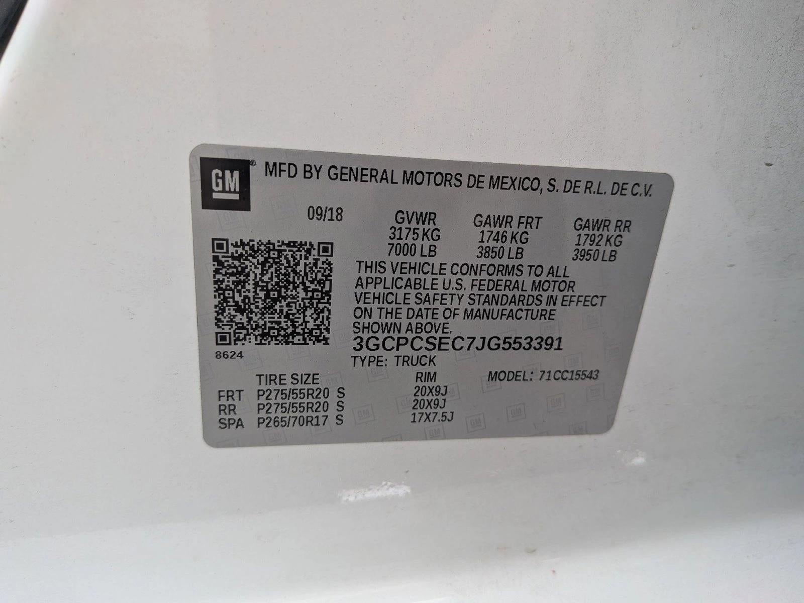 2018 Chevrolet Silverado 1500 LTZ