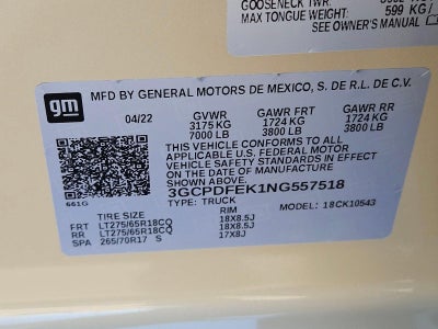 2022 Chevrolet Silverado 1500 LT Trail Boss