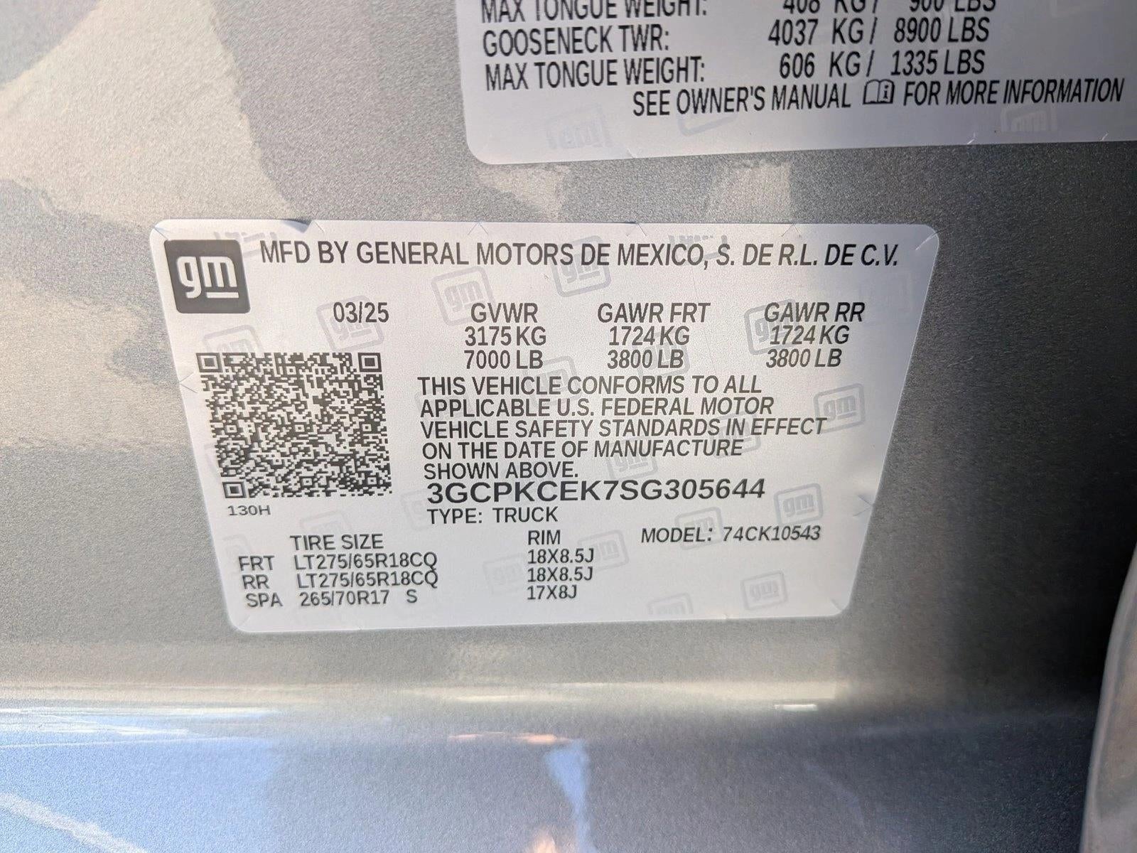 2025 Chevrolet Silverado 1500 Custom Trail Boss