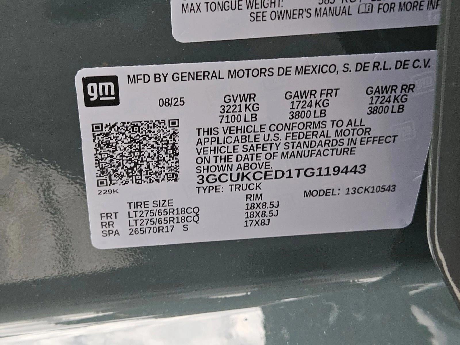 2026 Chevrolet Silverado 1500 Custom Trail Boss