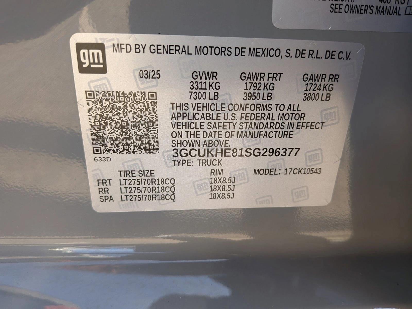 2025 Chevrolet Silverado 1500 ZR2